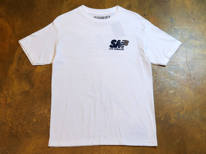 Clippy T - White / Navy