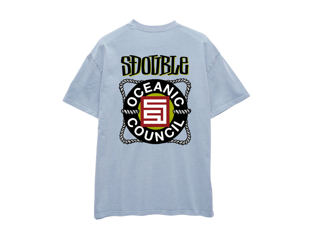 Oceanic Council T-Shirt - Washed Baby Blue