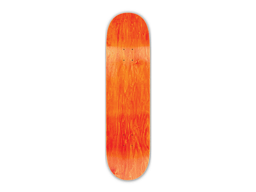 Blank Orange Stain Deck - 8.25