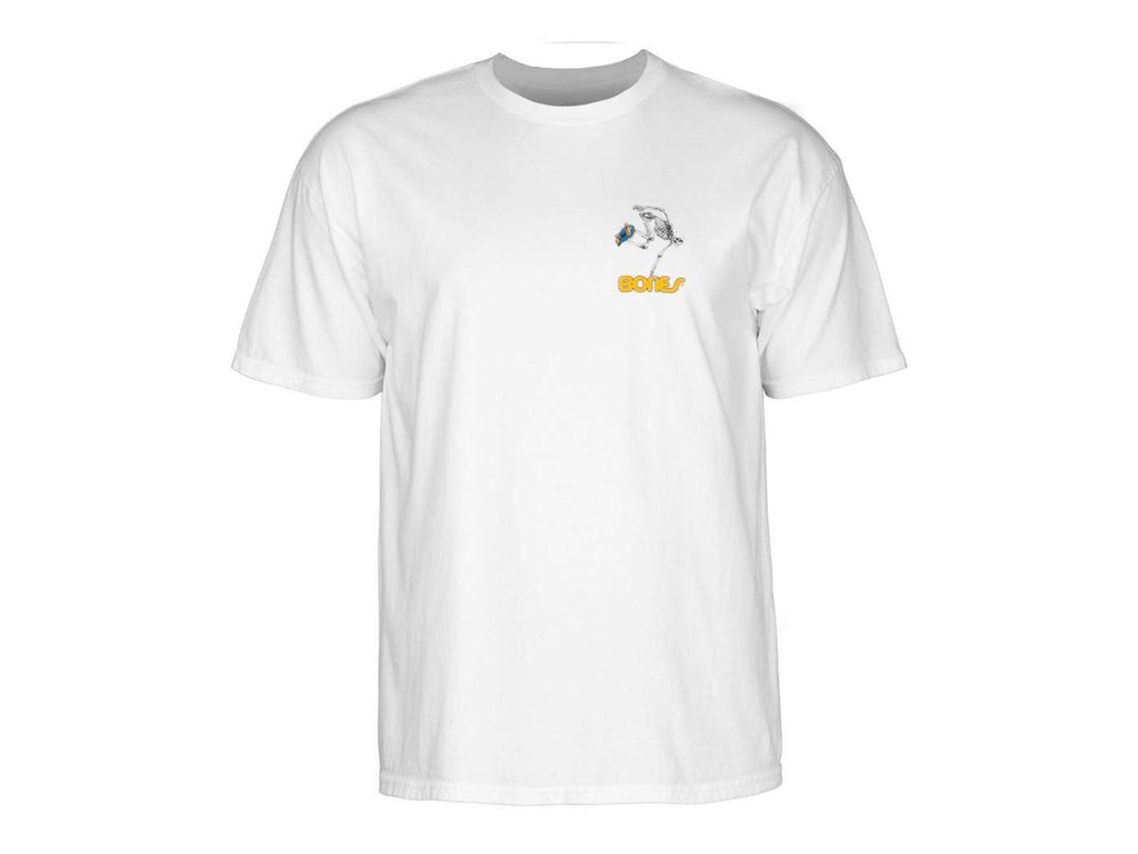 Skate Skeleton T-Shirt - White