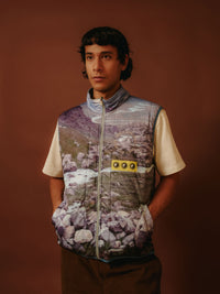 Kol-Suu Lake Reversible Vest - Blue