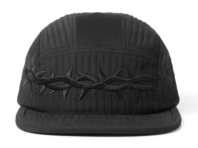 Wired 5 Panel Cap - Black