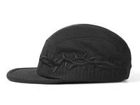 Wired 5 Panel Cap - Black