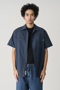 Work Short Sleeve Shirt - Navy