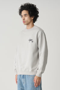 Roots Dot Crew Fleece - Washed Grey