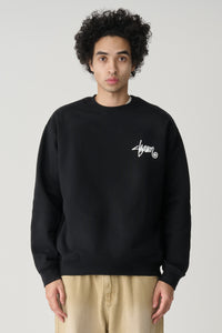 Roots Dot Crew Fleece - Black