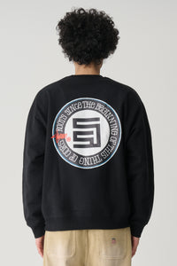 Roots Dot Crew Fleece - Black