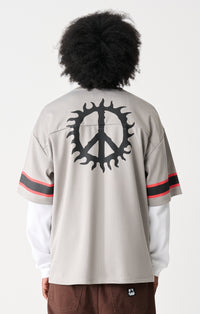 Peace Game Short Sleeve Mesh Jersey - Smoke