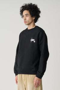 Roots Dot Crew Fleece - Black