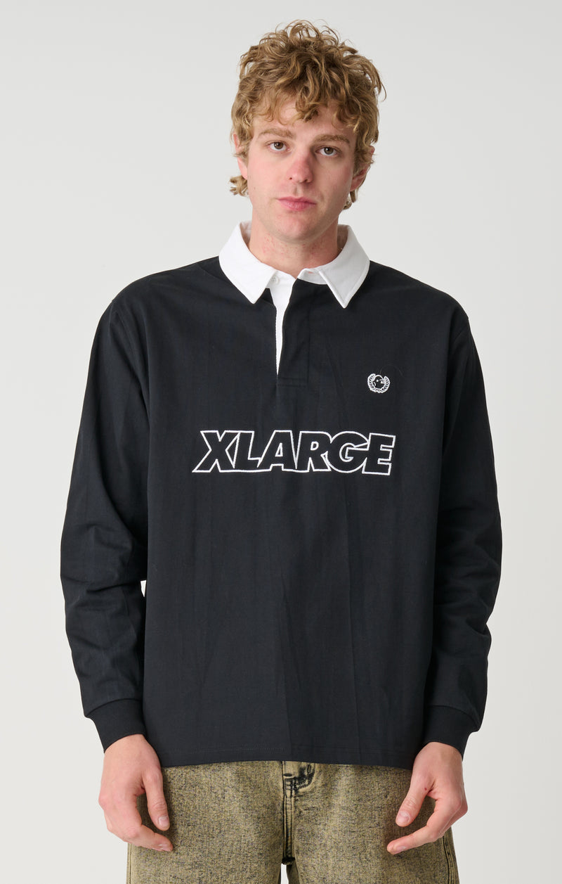 XL Wreath  Rugby - Black