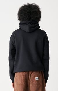 Keith Hooded Fleece - Black