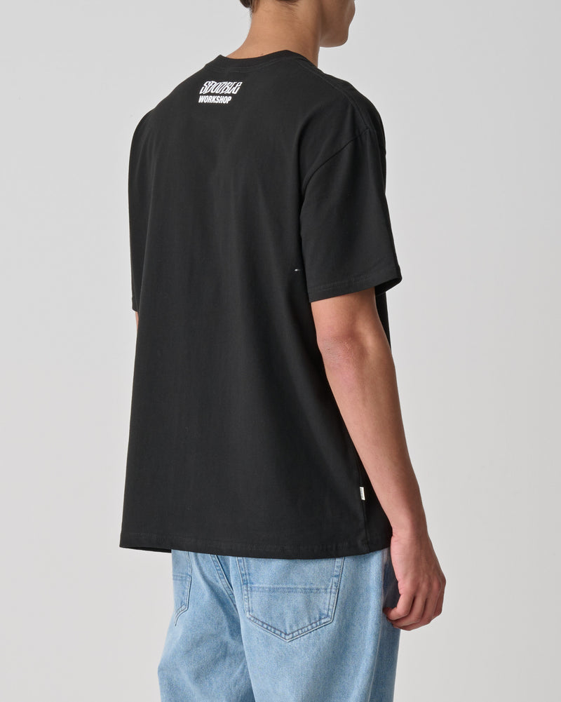 Small Stock T-Shirt - Black