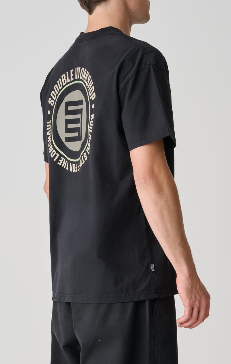 Workshop Dot T-Shirt - Pigment Black