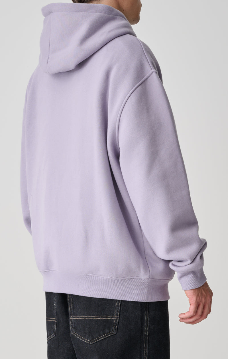 Small Stock Hooded Fleece - Dusty Grape