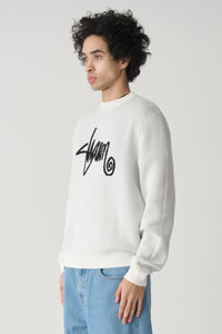 Shawn Script Knit - White