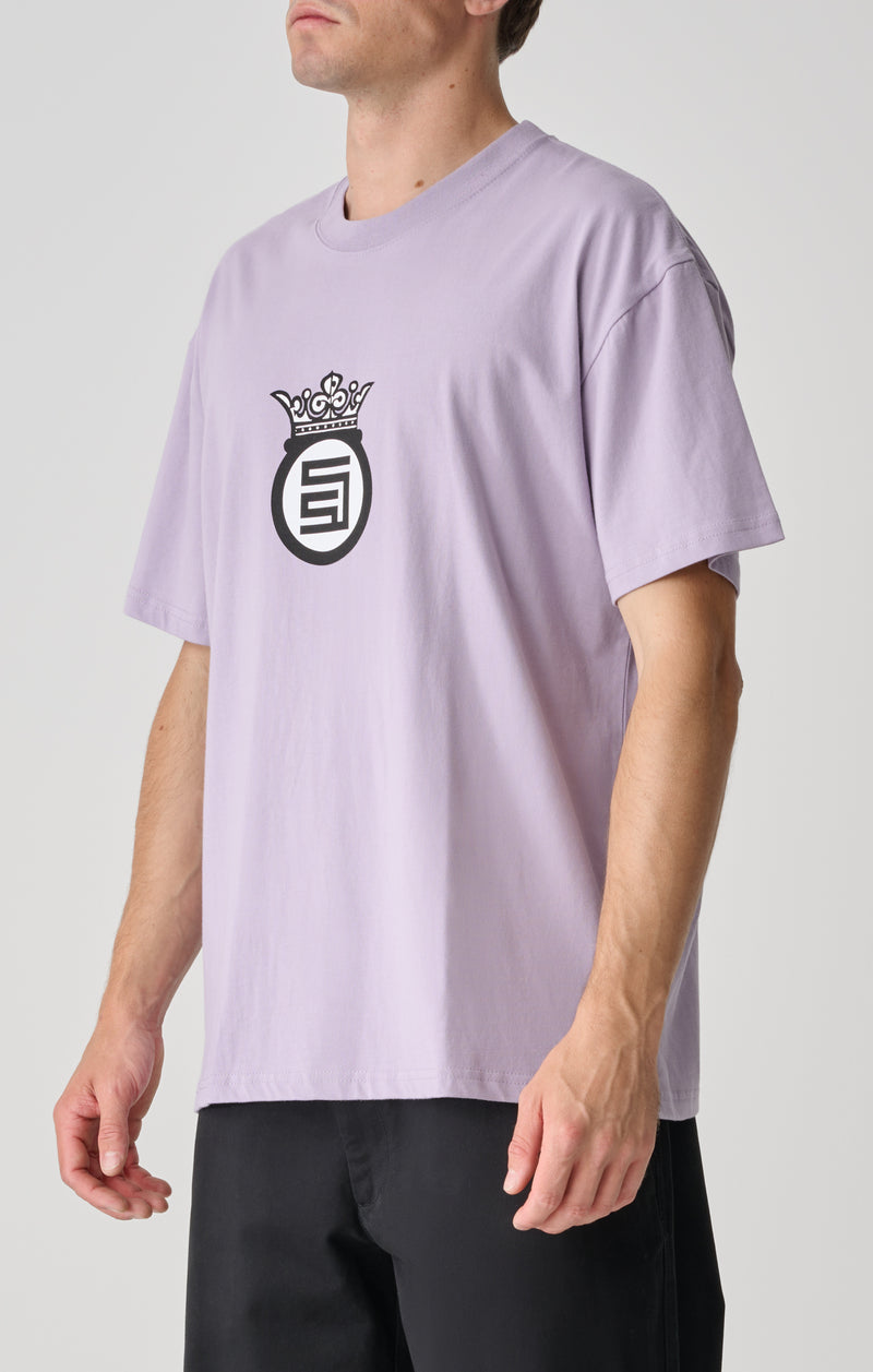 Crown Dot T-Shirt - Dusty Grape