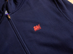 SM Classic Logo Zip Hood - Navy