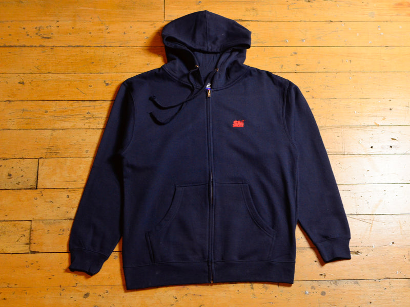 SM Classic Logo Zip Hood - Navy