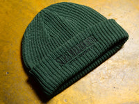 Little Lonsdale St. Cable Beanie - Khaki Green