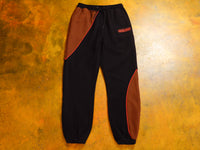 Motion Fleece Track Pant - Brown / Black