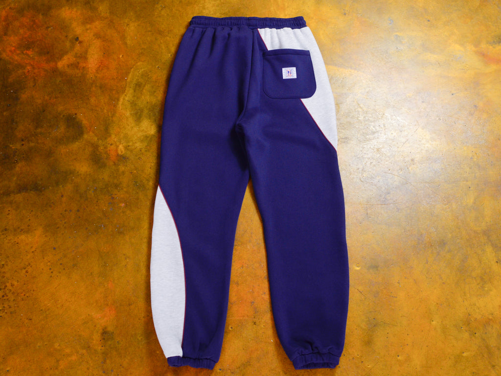 Motion Fleece Track Pant - Navy / Grey Marle