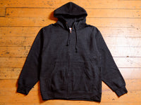 Independent Fleece Blank Zip Hood - Charcoal