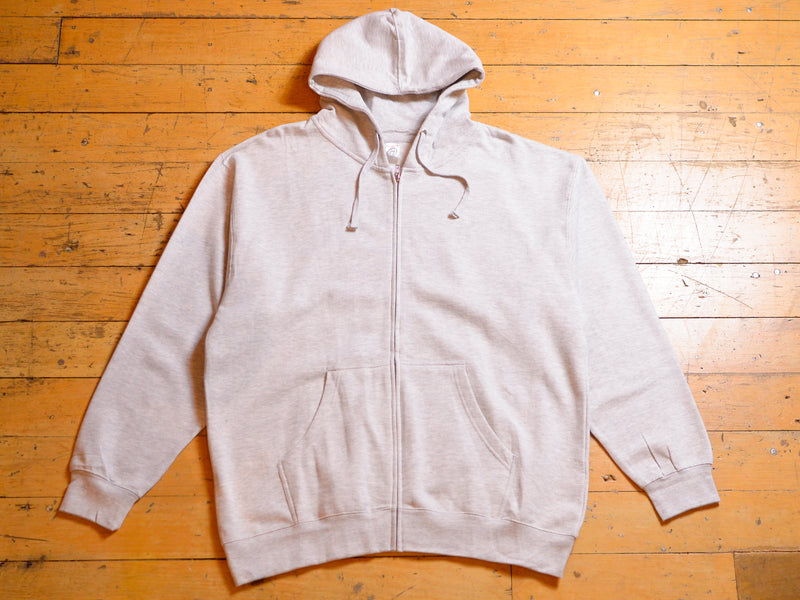 Independent Fleece Blank Zip Hood - Athletic Heather