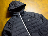 Nike Sportswear Therma-FIT Legacy Hooded Jacket - Black / Dark Smoke Grey / Sail