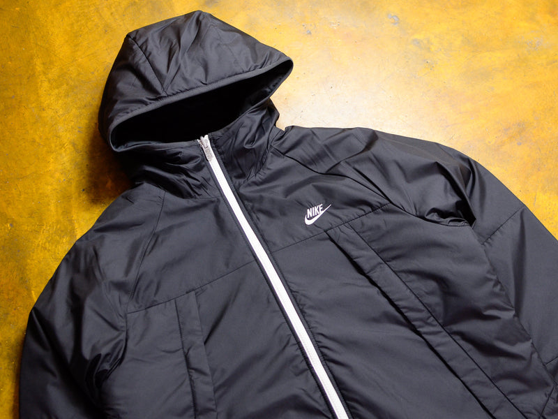 Nike Sportswear Therma-FIT Legacy Hooded Jacket - Black / Dark Smoke Grey / Sail