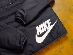 Nike Sportswear Therma-FIT Legacy Hooded Jacket - Black / Dark Smoke Grey / Sail